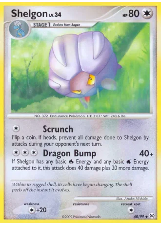Shelgon #48/99 — Arceus