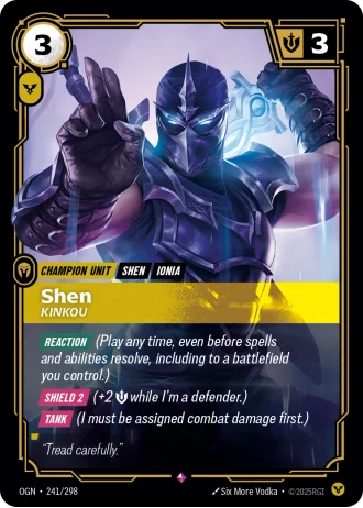 Shen, Kinkou #241/298 — Origins