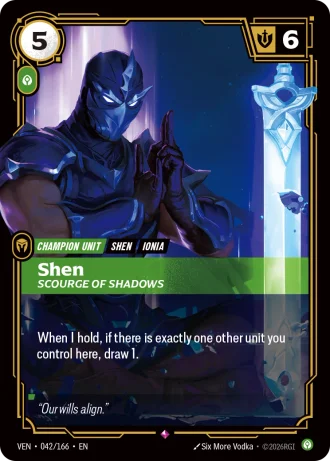 Shen, Scourge of Shadows #042/166 — Vendetta