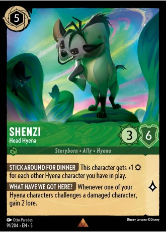 Shenzi - Head Hyena #91/204 — Shimmering Skies