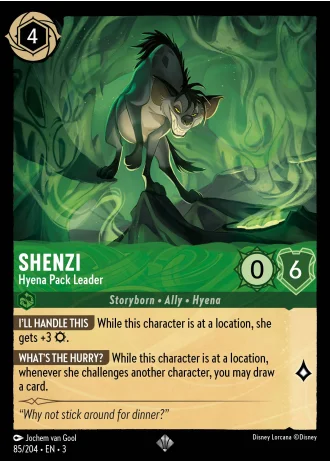 Shenzi - Hyena Pack Leader #85/204 — Into the Inklands
