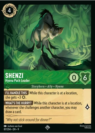 Shenzi - Hyena Pack Leader #87/204 — Fabled
