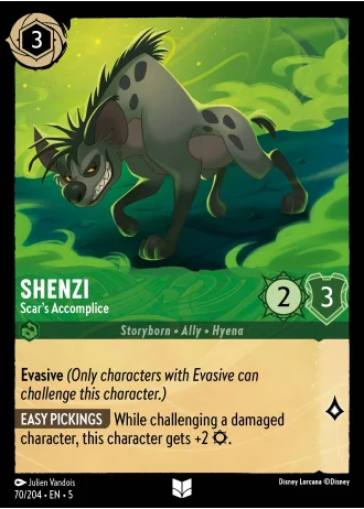 Shenzi - Scar's Accomplice #70/204 — Shimmering Skies