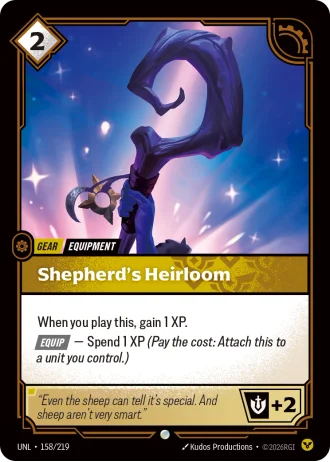 Shepherd's Heirloom #158/219 — Unleashed