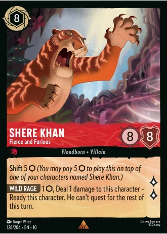 Shere Khan - Fierce and Furious #128/204 — Whispers in the Well