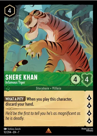 Shere Khan - Infamous Tiger #92/204 — Archazia's Island