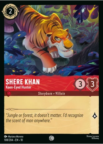 Shere Khan - Keen-Eyed Hunter #108/204 — Whispers in the Well