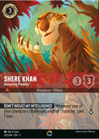 Shere Khan - Menacing Predator #212/204 — Rise of the Floodborn