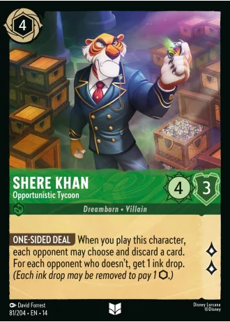 Shere Khan - Opportunistic Tycoon #81/257 — Hyperia City