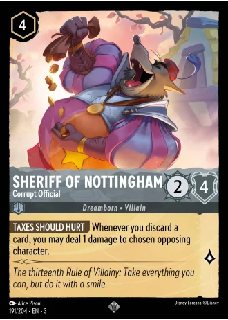 Sheriff of Nottingham - Corrupt Official #191/204 — Into the Inklands