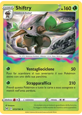 Shiftry #013 — Origine Perduta