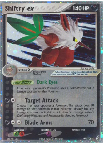 Shiftry ex #97/100 — EX Guardiani dei Cristalli