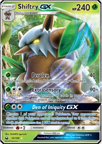 Shiftry GX #14 — Celestial Storm