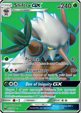 Shiftry GX #152 — Celestial Storm