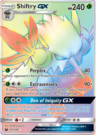 Shiftry GX #169 — Celestial Storm