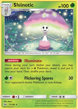 Shiinotic #17/149 — Sun & Moon