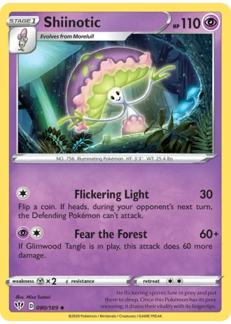Shiinotic #80/189 — Darkness Ablaze