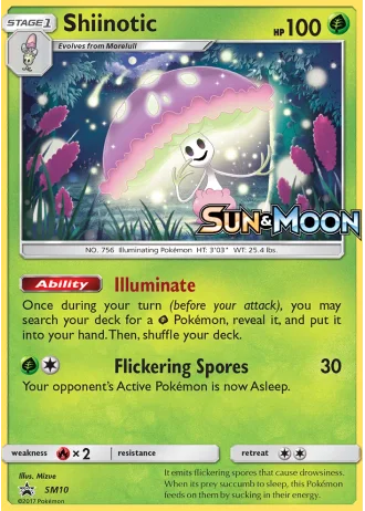 Shiinotic (STAFF) SM10 — Sun & Moon Promos
