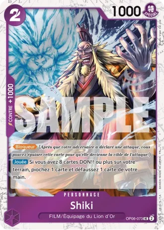 Shiki (OP06-073) (Reprint) — ONE PIECE CARD THE BEST vol.2 (PRB02)