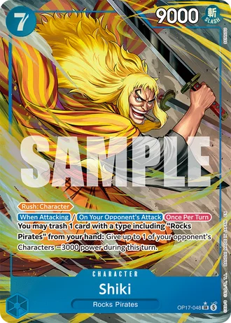Shiki (OP17-048) (Alternative Art) — The World's Strongest Warriors (OP17)