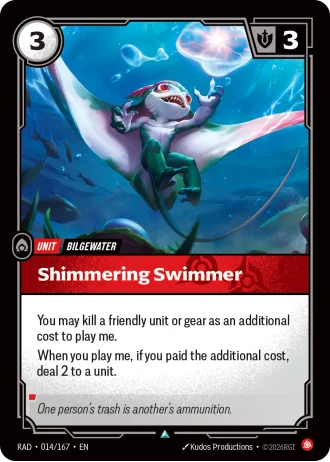 Shimmering Swimmer #014/167 — Radiance