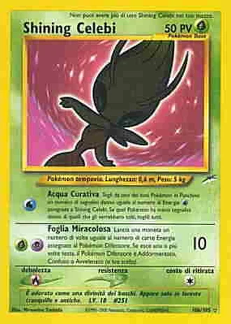 Shining Celebi (1ª Edizione) #106 — Neo Destiny (1ª Edizione)