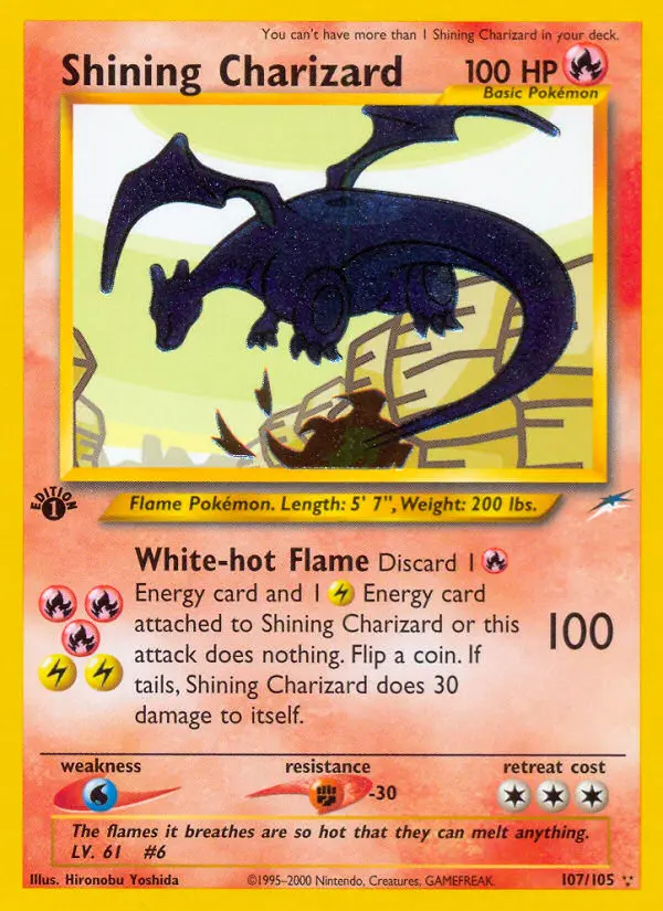 Shining Charizard (1st Edition) #107 — Neo Destiny (1st Edition)
