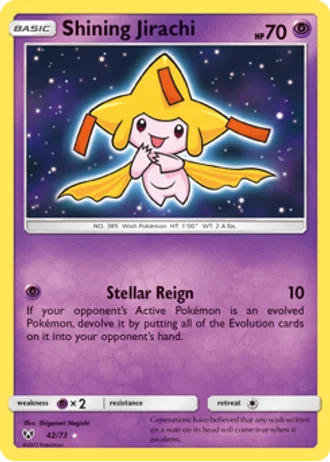 Shining Jirachi #42 — Shining Legends