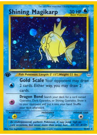 Shining Magikarp #66/64 — Neo Revelation