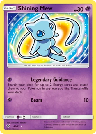 Shining Mew #40 — Shining Legends
