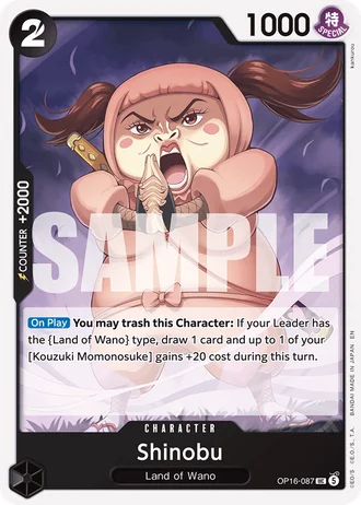 Shinobu (OP16-087) — The Time of Battle (OP16)