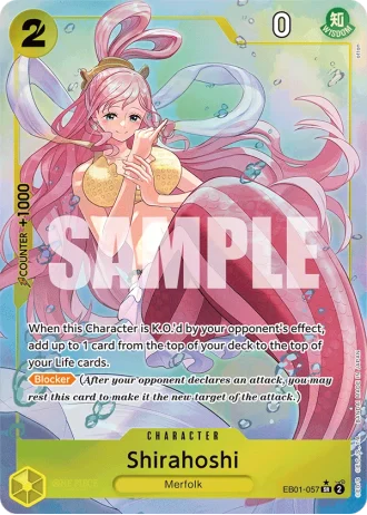 Shirahoshi (EB01-057) (Alternative Art) — Memorial Collection (EB01)