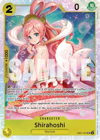 Shirahoshi (EB01-057) (Reprint) — One Piece Card The Best Vol.2(PRB02)
