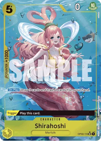 Shirahoshi (OP03-116) (Full Art) — One Piece The Best (PRB01)