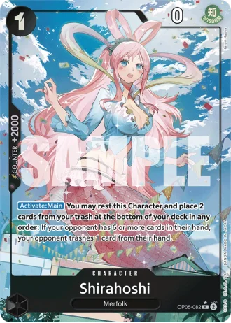 Shirahoshi (OP05-082) (Full Art) — One Piece The Best (PRB01)