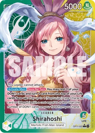 Shirahoshi (OP11-022) (Alternative Art) — A Fist of Divine Speed (OP11)
