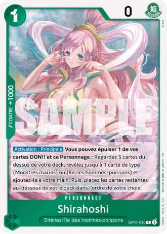 Shirahoshi (OP11-030) — Des Poings Vifs Comme l'Éclair (OP11)