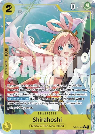Shirahoshi (OP12-102) (Alternative Art) — Legacy of the Master (OP12)