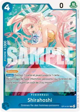 Shirahoshi (OP14-047) — Les Sept de la Mer d'Azur (OP14-EB04)