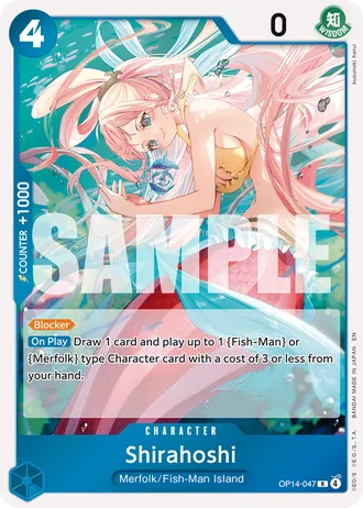 Shirahoshi (OP14-047) — The Azure Sea's Seven (OP14-EB04)
