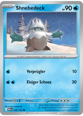 Shnebedeck #035/132 — Mega-Entwicklung