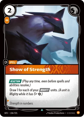 Show of Strength #106/221 — Spiritforged