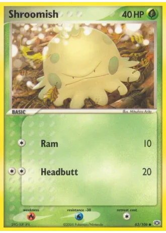 Shroomish #63/106 — Emerald