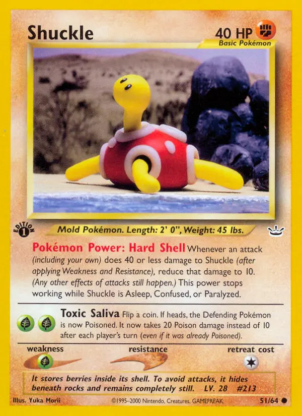 Shuckle (1ª Edizione) #51 — Neo Revelation (1ª Edizione)
