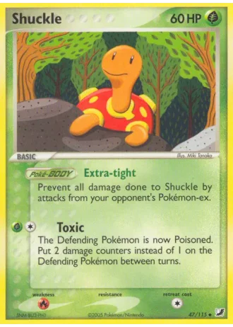 Shuckle #47/115 — EX Forze Segrete