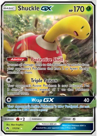 Shuckle GX #17 — Lost Thunder