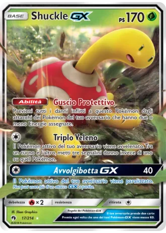 Shuckle GX #17/214 — Tuoni Perduti