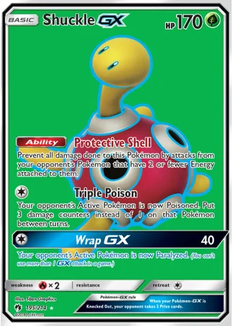 Shuckle GX #195/214 — Lost Thunder