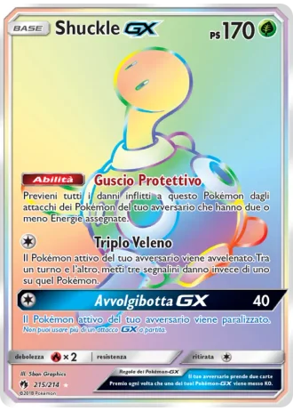 Shuckle GX #215/214 — Tuoni Perduti