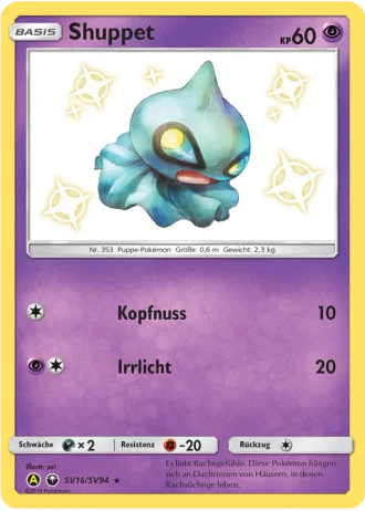 Shuppet SV16/94 — Schillernde Schatzkammer (Verborgenes Schicksal)